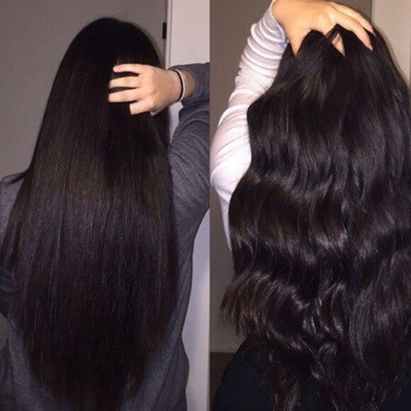 COPY - 20” Raw Virgin Unprocessed Natural Brown Malaysian Straight Weft Hair Ex… - Picture 5 of 5